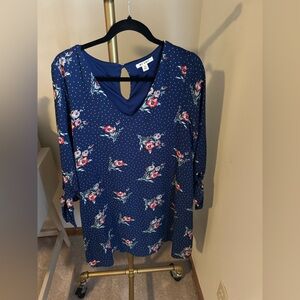 Miami Dress from Francesca’s, Size Medium. 3/4inch sleeve with bow